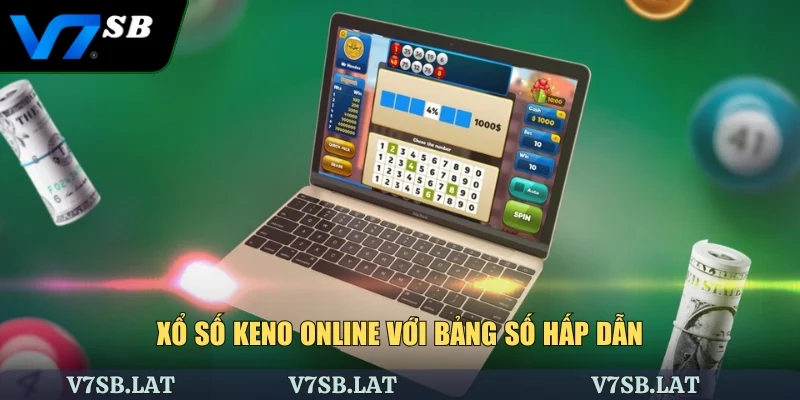 Xổ số keno online với bảng số hấp dẫn